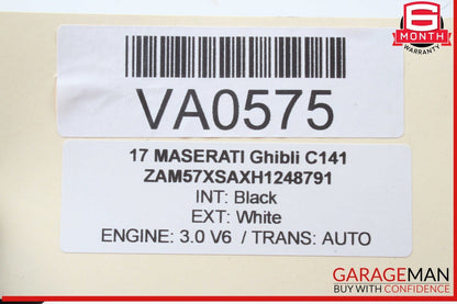14-20 Maserati Ghibli M157 Brake Master Cylinder Power Booster 670006653 OEM