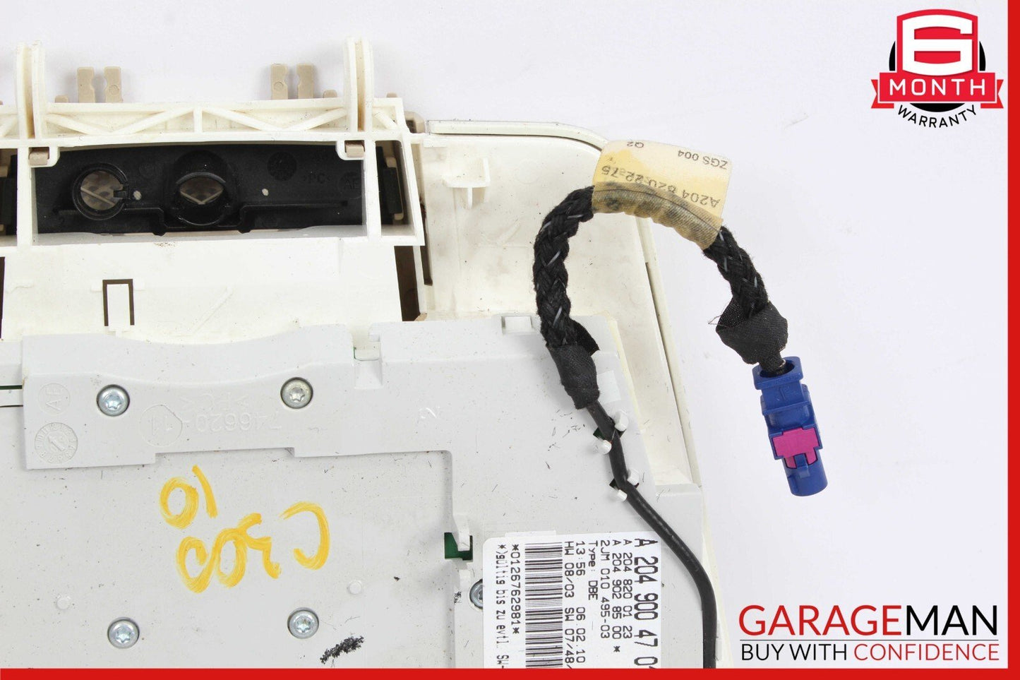 08-14 Mercedes W204 C300 C250 C63 AMG Overhead Dome Light Lamp 2048209701 OEM