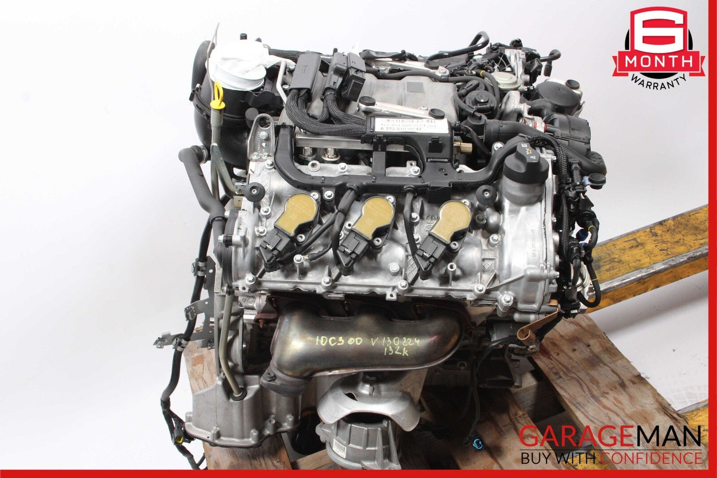 06-11 Mercedes SLK280 C300 3.0L M272 V6 Engine Motor Block Assembly RWD 132k OEM