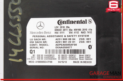 10-20 Mercedes W218 CLS550 GLA250 SL400 Communication Control Module Unit OEM