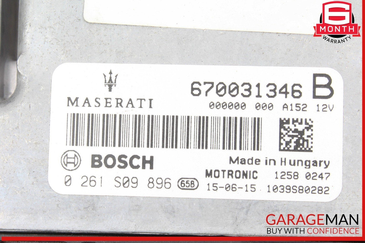14-17 Maserati Ghibli ECU ECM Engine Computer Control Module Unit OEM