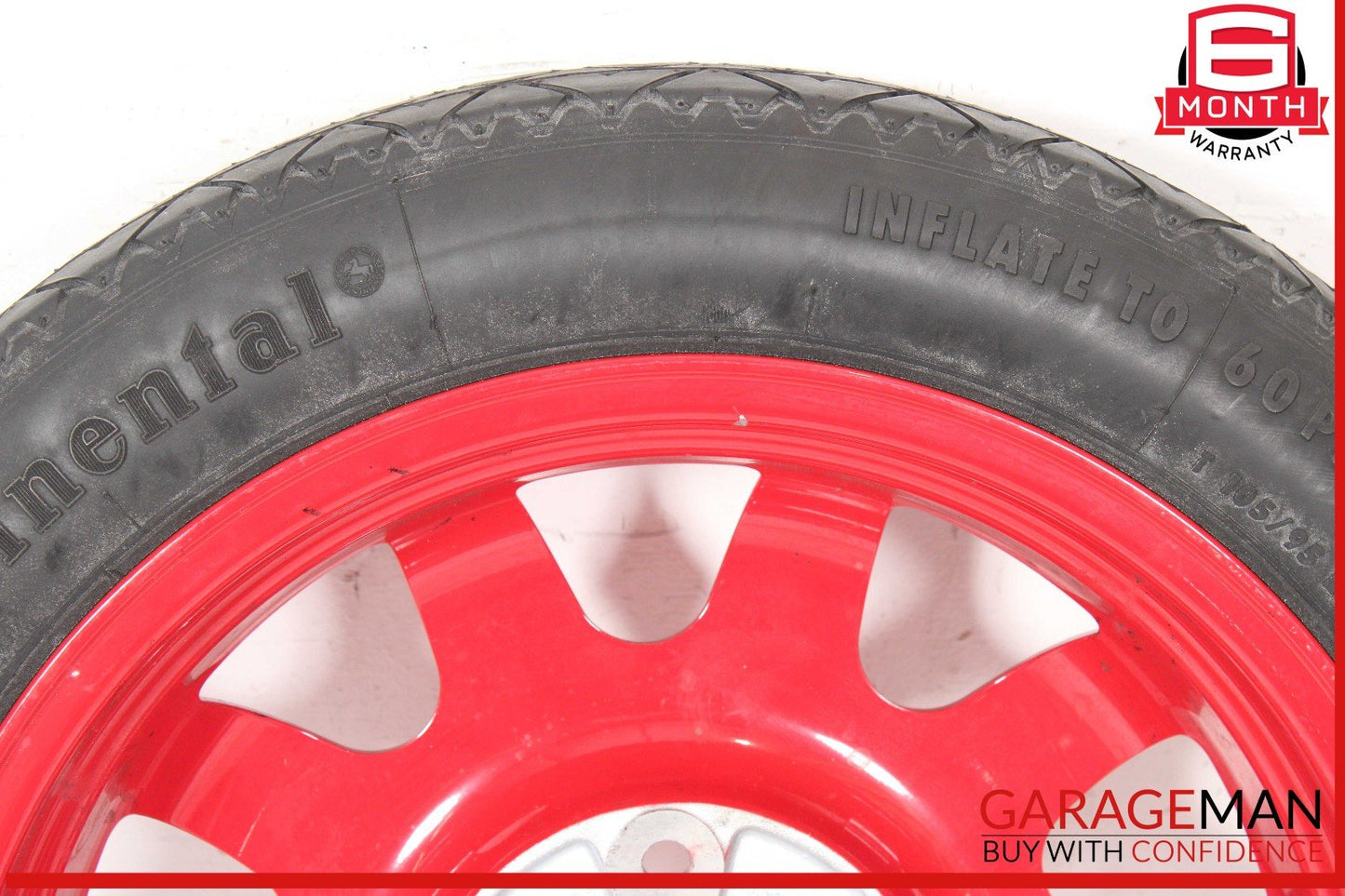 97-04 Porsche Boxster 986 Carrera 911 Spare Tire Wheel Rim Tire T105/95 R17 OEM