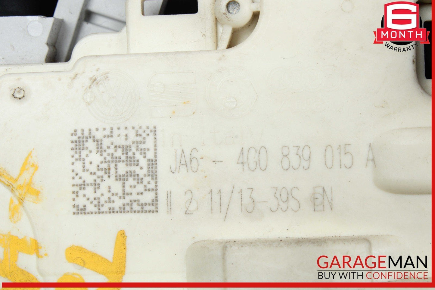 12-18 Audi A7 A6 Rear Left Driver Side Door Lock Latch Actuator 4G0839015D OEM