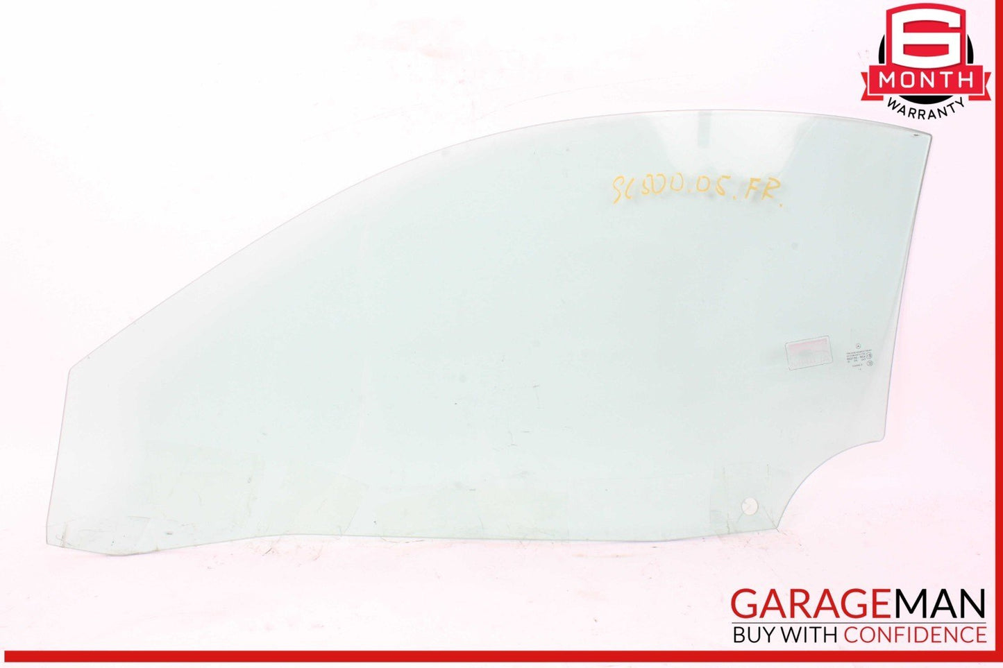 03-12 Mercedes R230 SL500 SL550 Front Right Passenger Side Door Window Glass OEM