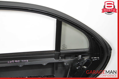 07-13 Mercedes W221 S400 Rear Right Passenger Side Exterior Door Shell Black