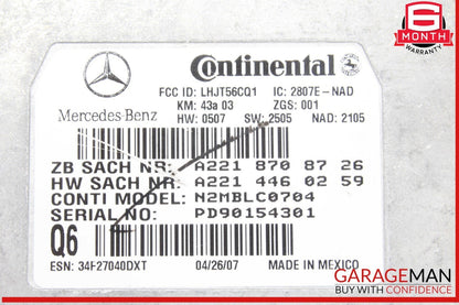 Mercedes W164 ML350 4MATIC Voice Communication Control Module 2218708726 OEM