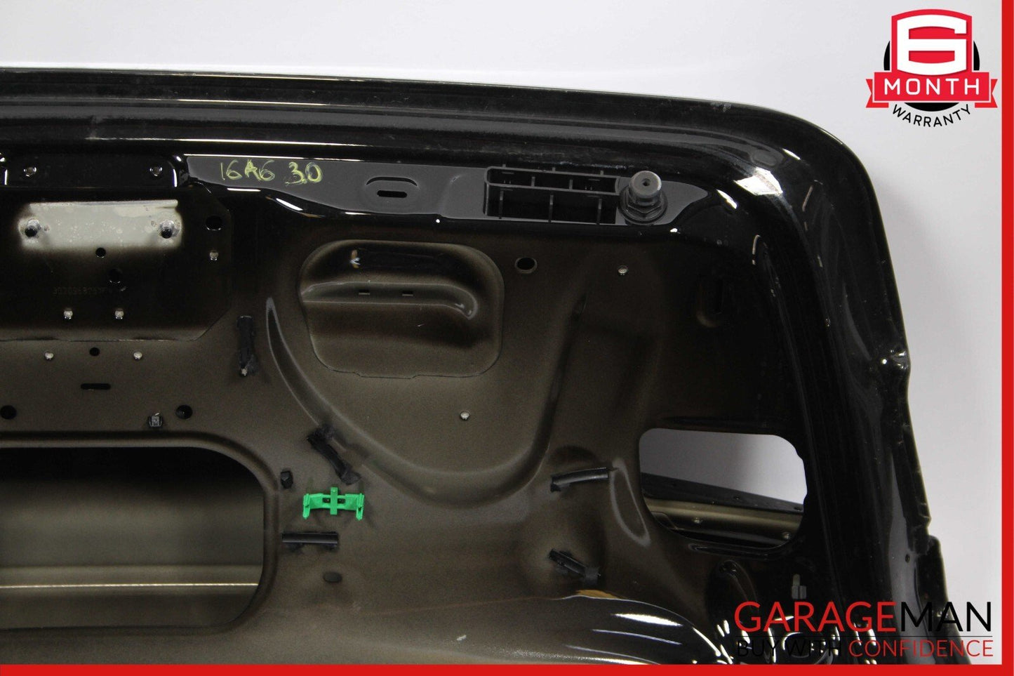 12-18 Audi A6 Rear Trunk Lid Deck Shell Panel Black OEM
