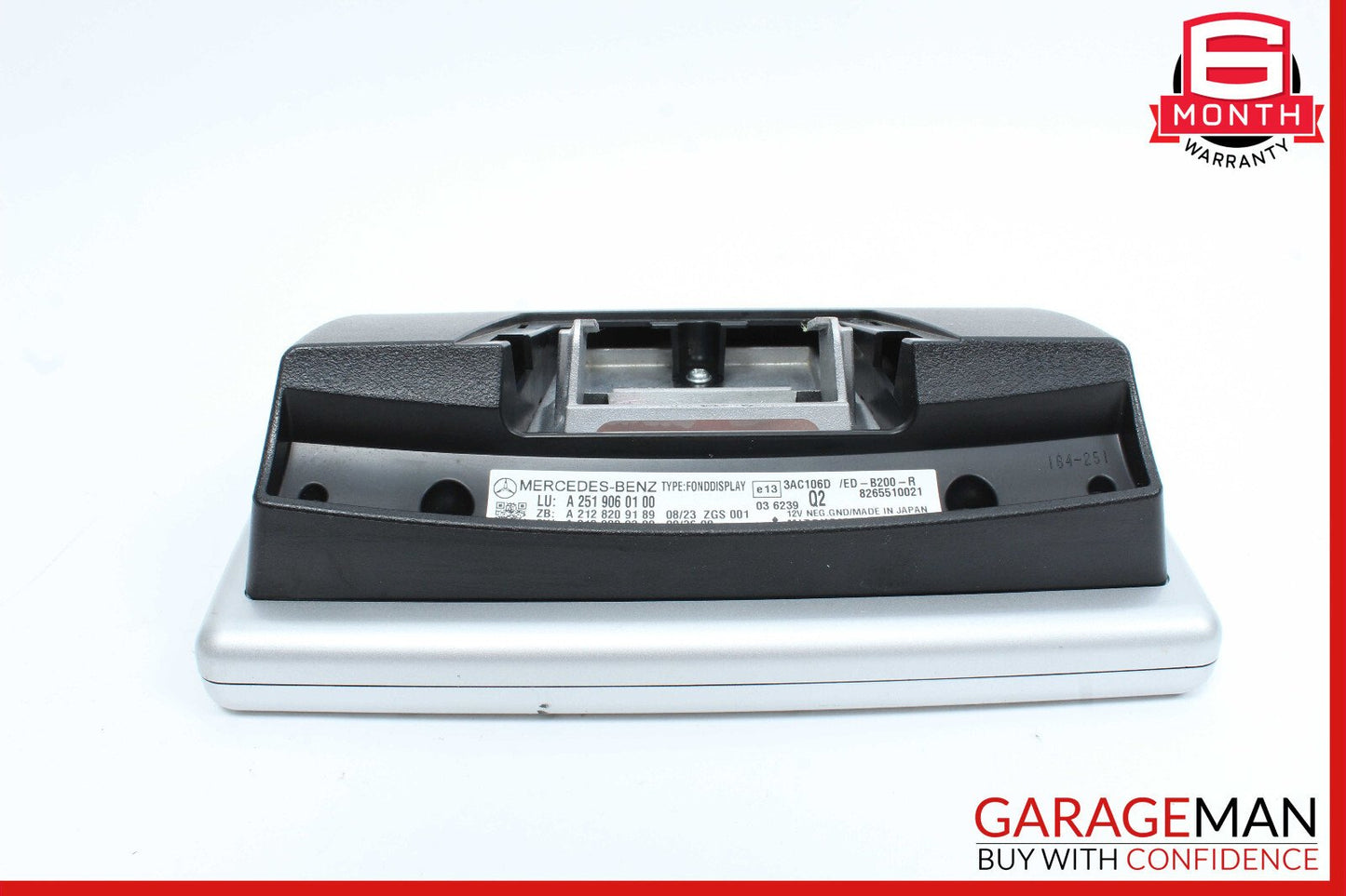 09-13 Mercedes GL450 ML550 GLK350 Left / Right Headrest Screen Monitor Display