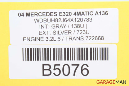 03-06 Mercedes W211 E320 E500 Rear Right Passenger Side Door Control Module Q9