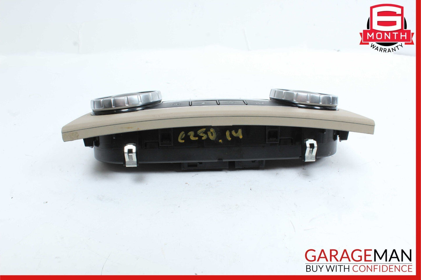 12-14 Mercedes W204 C250 C300 AC A/C Heater Climate Control Unit Beige OEM