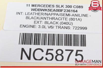 05-11 Mercedes R171 SLK300 Head Light Headlight Lamp Controller Switch Assy OEM