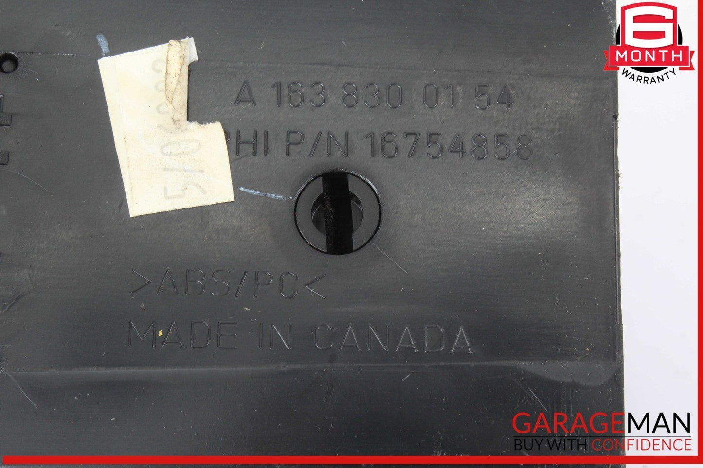 98-05 Mercedes W163 ML320 ML430 Dashboard A/C AC Air Vent Left Driver Black OEM