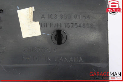 98-05 Mercedes W163 ML320 ML430 Dashboard A/C AC Air Vent Left Driver Black OEM
