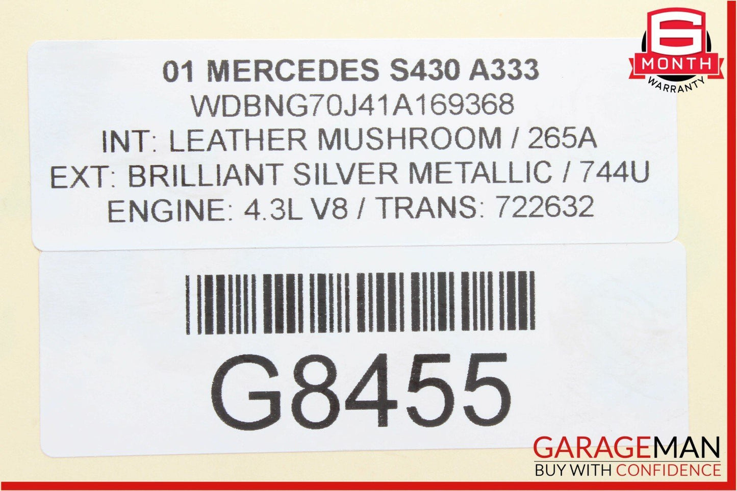 00-06 Mercedes W220 S430 S600 Front Left Side Seat Controller Module Unit OEM