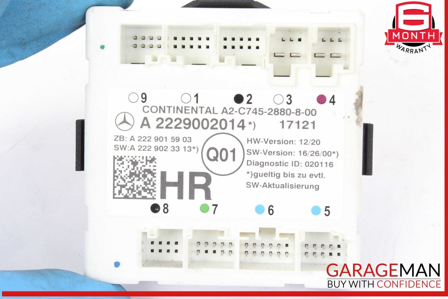 15-20 Mercedes W205 C300 C350e C400 Rear Right Side Door Control Module Unit OEM
