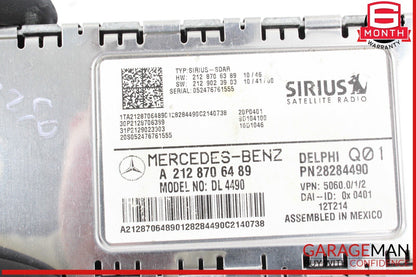 10-17 Mercedes W204 C250 Sirius Satellite Radio Receiver Module 2128705689 OEM
