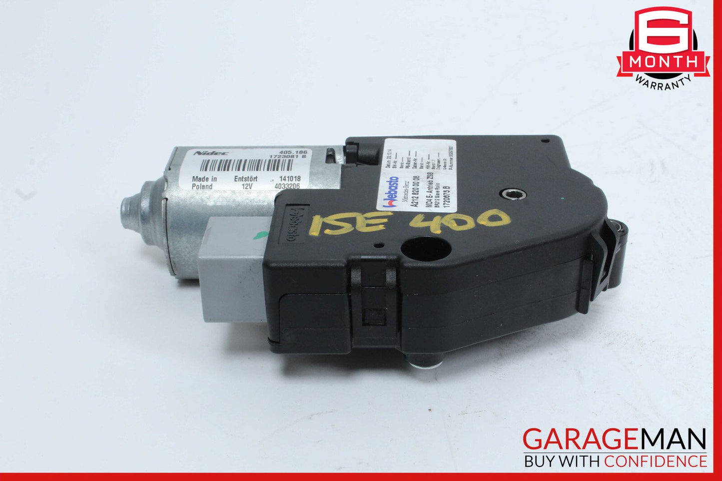 10-17 Mercedes W207 E400 Roof Sun Shade Screen Roller Blind Motor OEM