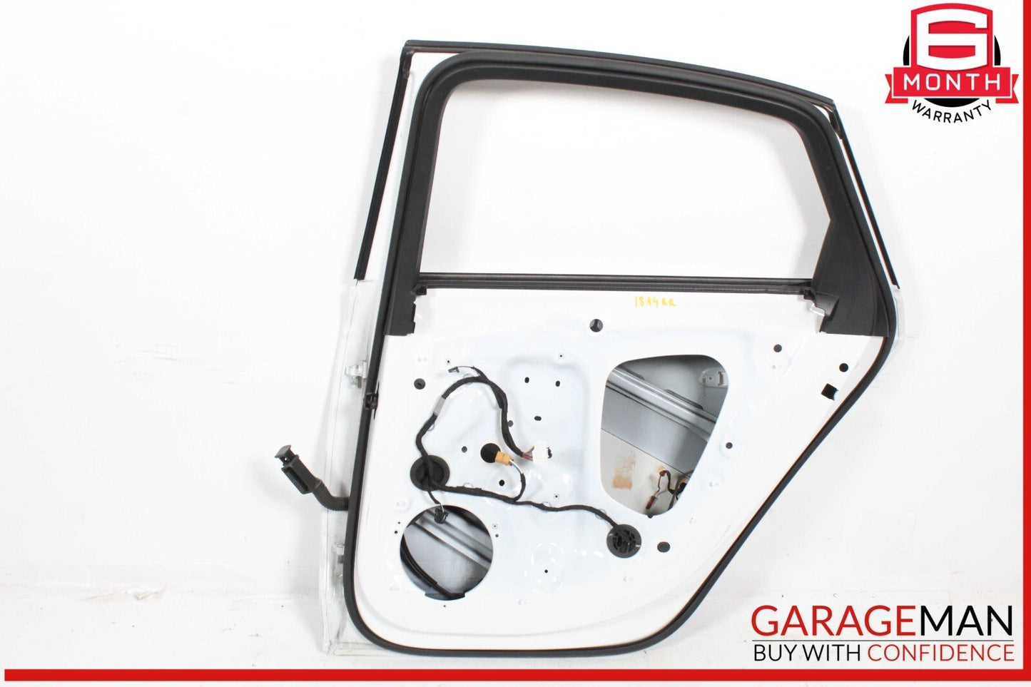 17-19 Audi A4 Sedan Door Shell Rear Right Passenger Side White OEM