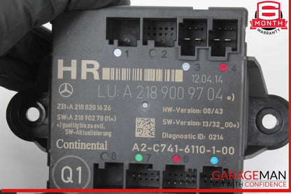 08-18 Mercedes W212 E350 Rear Right Passenger Side Door Control Module Unit OEM