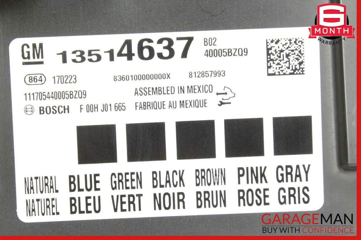 17-20 Cadillac XT5 BCM Body Control Module Unit Bosch 13514637 OEM