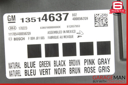 17-20 Cadillac XT5 BCM Body Control Module Unit Bosch 13514637 OEM
