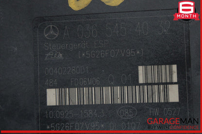 05-09 Mercedes W203 C230 SLK280 ABS Anti Lock Brake Pump ESP 0064310312 OEM