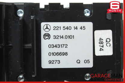 07-14 Mercedes S550 CL550 S350 Electronic Parking Button Switch Control Module