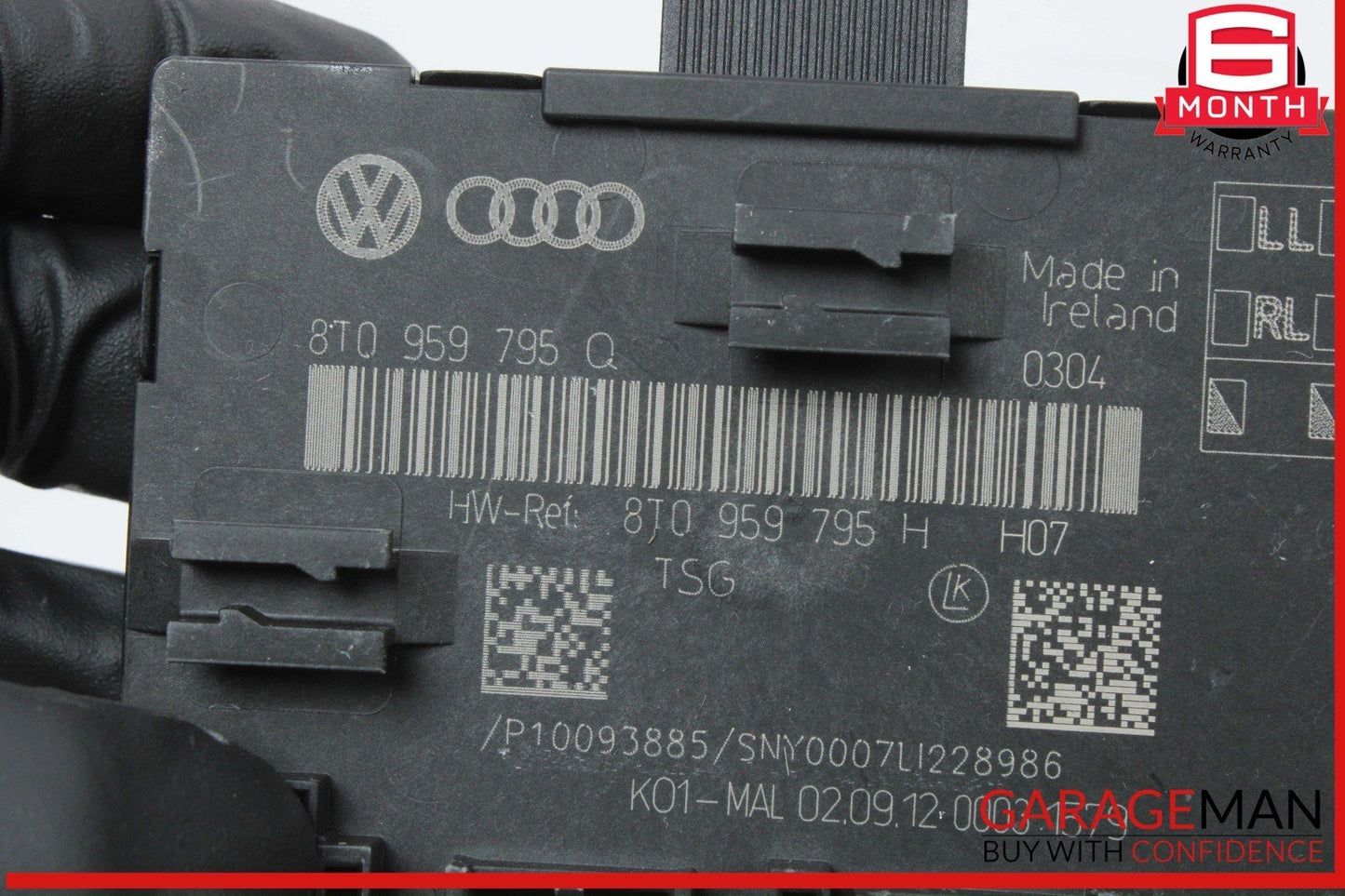 13-16 Audi A4 Rear Left or Right Side Door Control Module Unit 8T0959795Q OEM