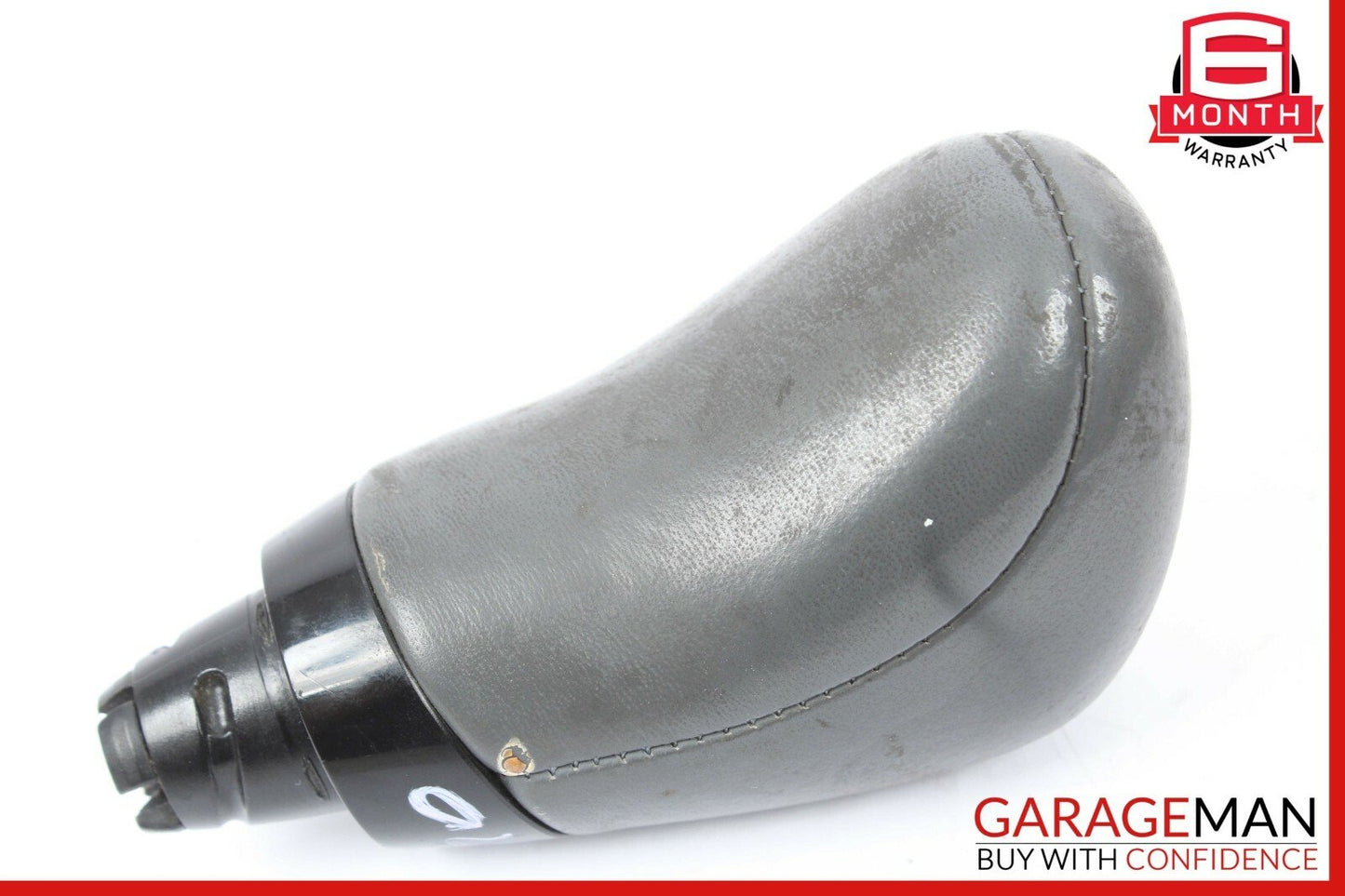98-02 Mercedes W210 E320 E55 AMG Shift Knob Gear Shifter Leather Gray OEM