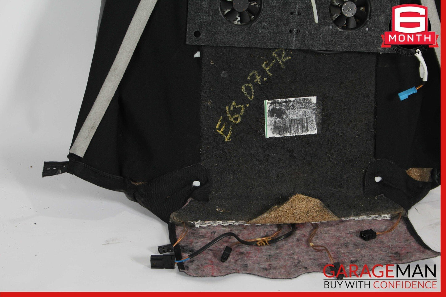 07-09 Mercedes W211 E63 AMG Front Right / Left Top Upper Seat Cushion Anthracite