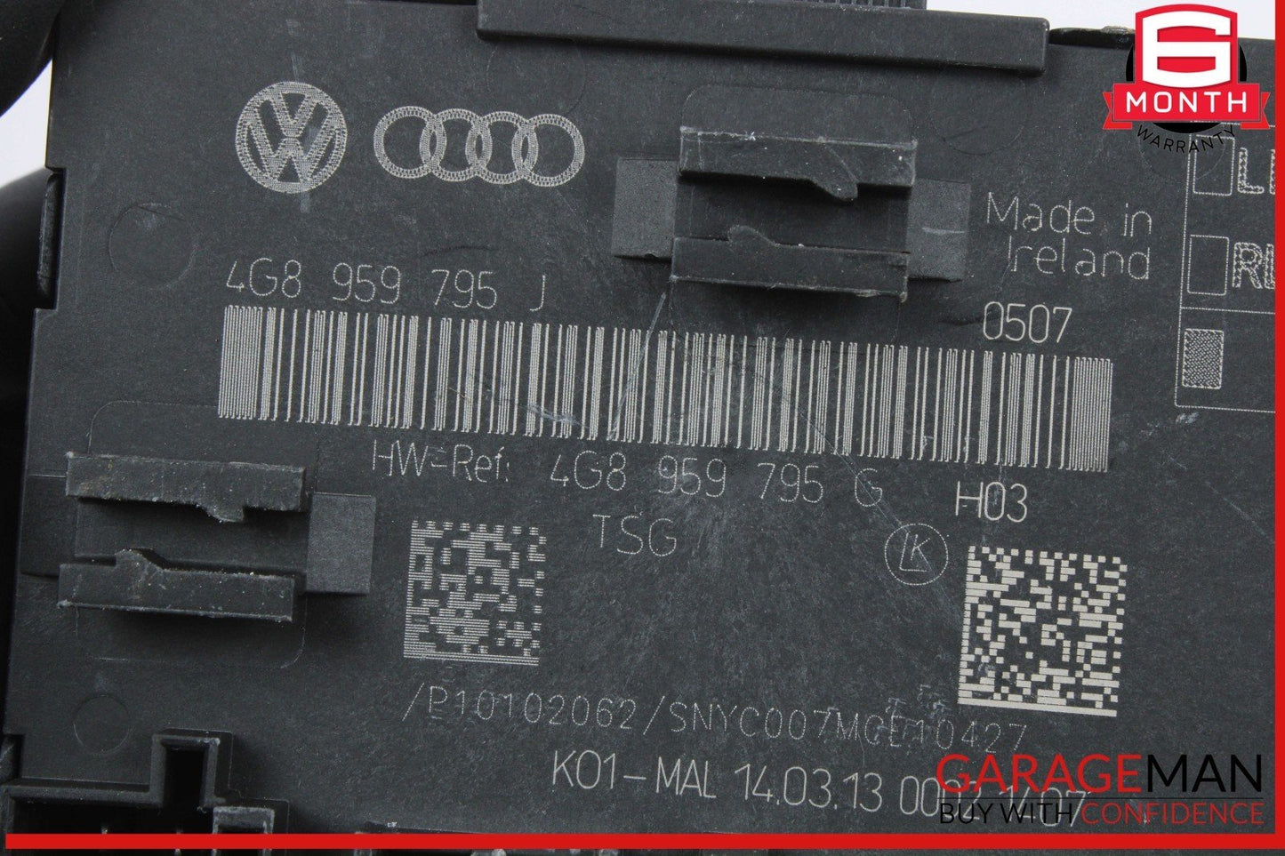 12-18 Audi A7 A6 Rear Left or Right Side Door Control Module Unit 4G8959795J OEM