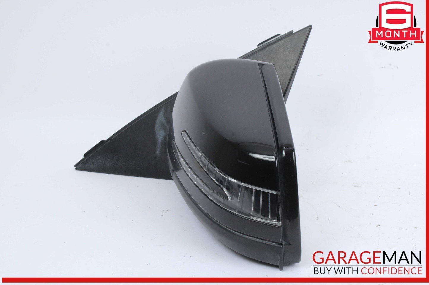 12-15 Mercedes W204 C250 Front Left Side Door Rear View Mirror w/ Blind Spot OEM