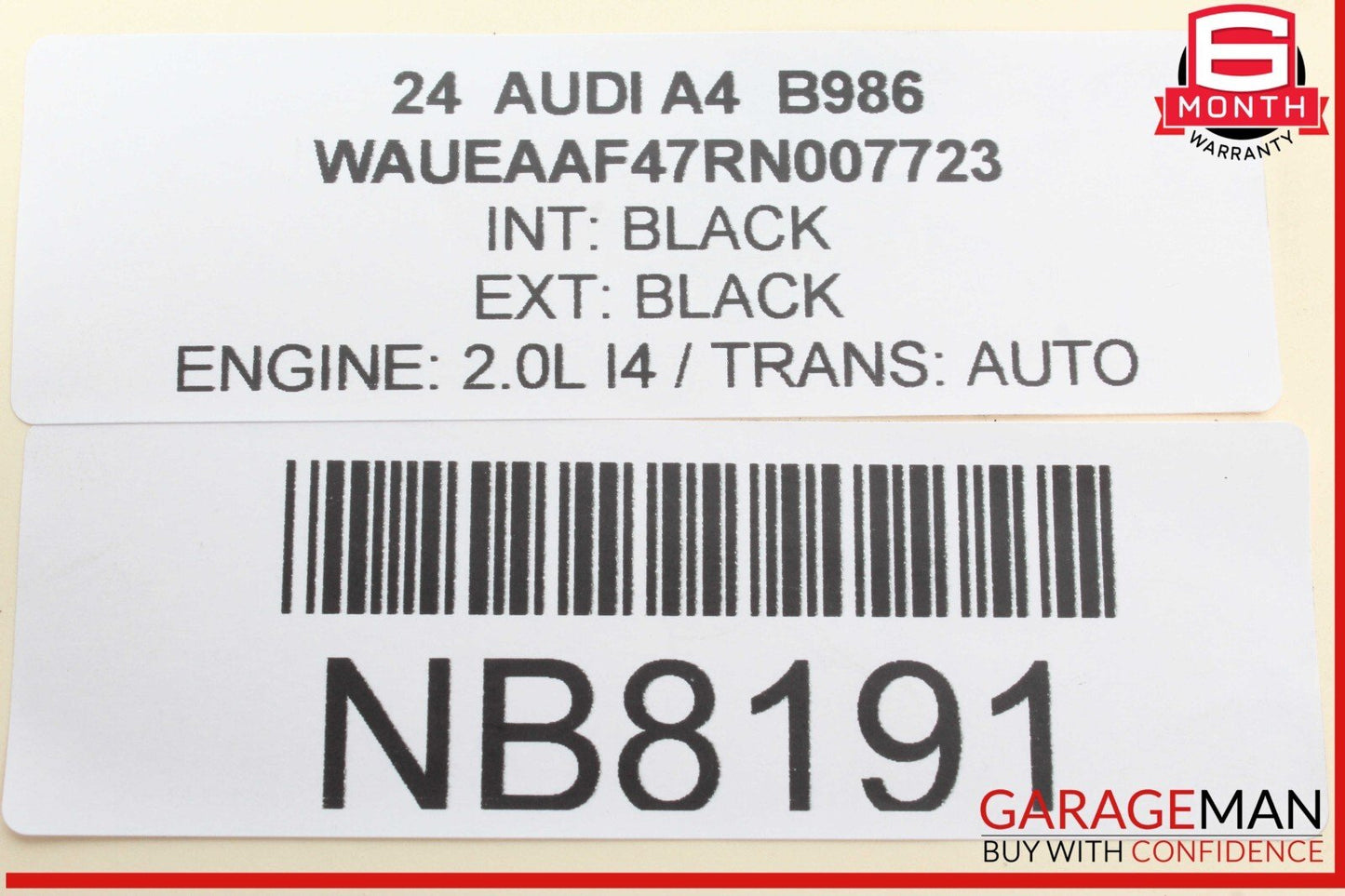 17-24 Audi A4 Rear Left Driver Side Lower Suspension Control Arm 4M0505291D OEM