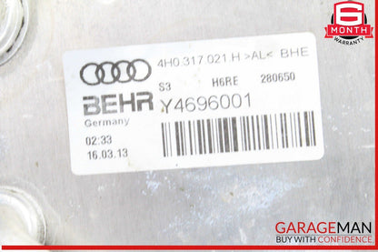12-17 Audi A7 A6 Automatic Transmission Fluid Oil Cooler 4H0317021H OEM