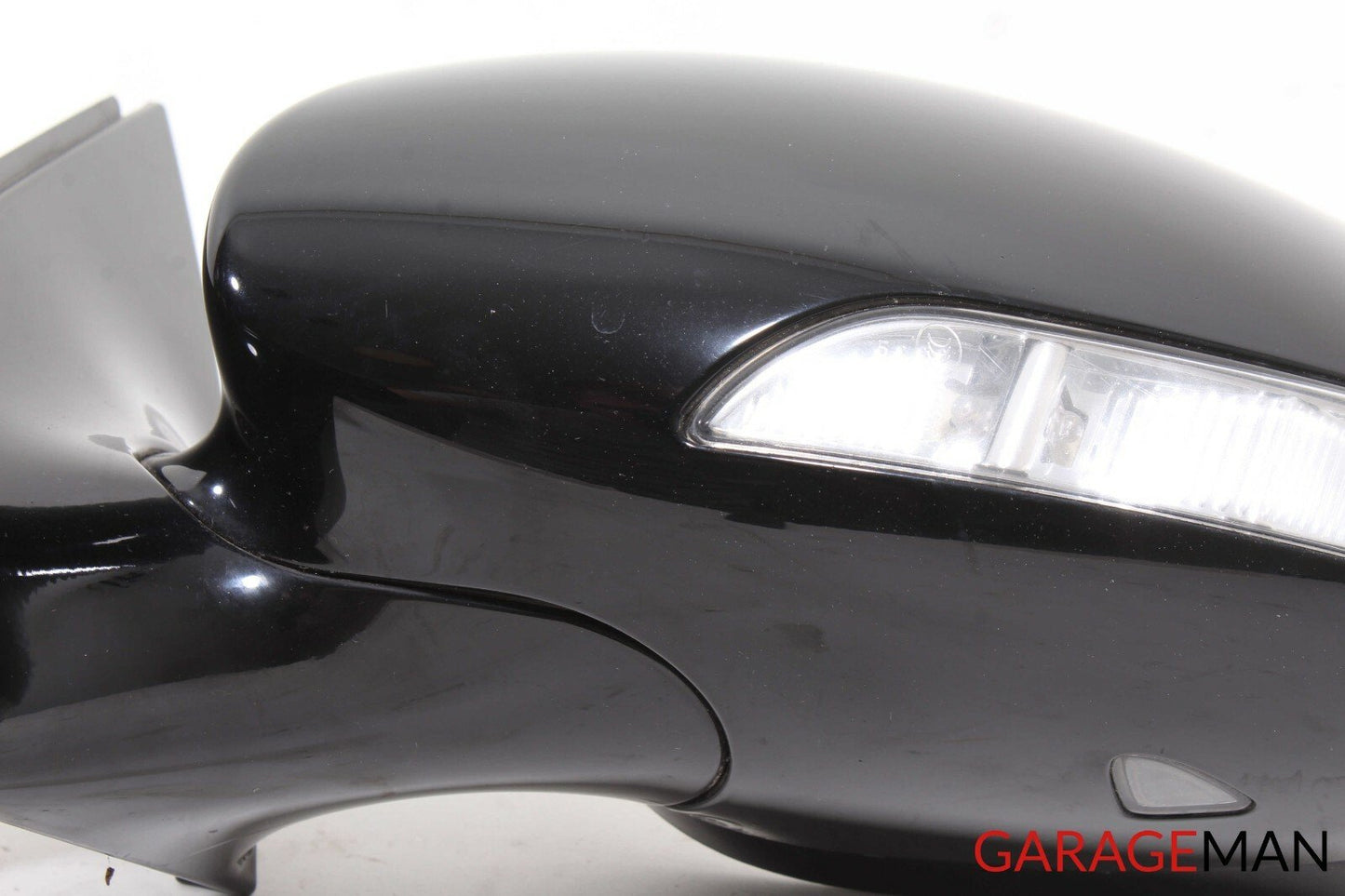07-09 Mercedes W221 S550 S600 Front Left Driver Side Mirror Door Rear View Black