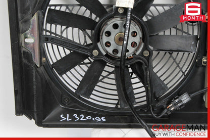 90-98 Mercedes R129 SL320 SL500 Radiator Cooling Fan Shroud Motor 1295051055 OEM