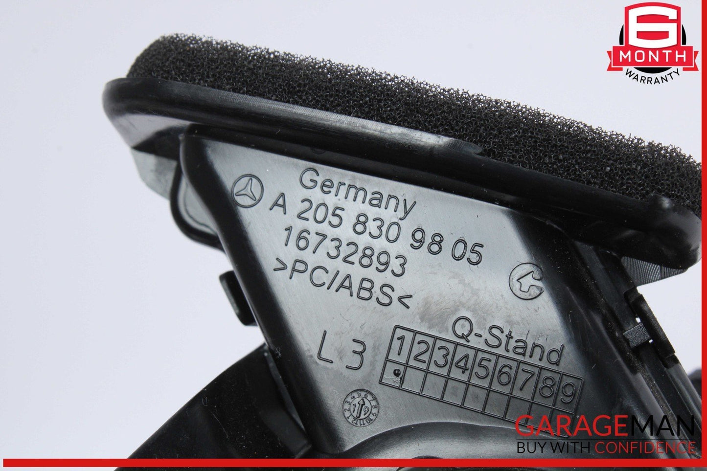 15-20 Mercedes W205 C300 GLC43 AMG Front Left Side Dash Air Vent Duct OEM