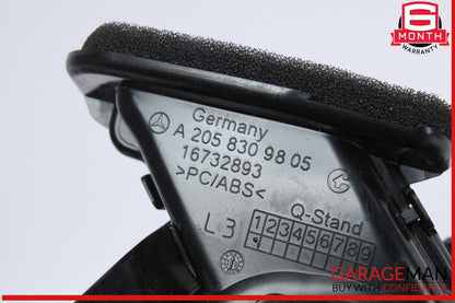 15-20 Mercedes W205 C300 GLC43 AMG Front Left Side Dash Air Vent Duct OEM