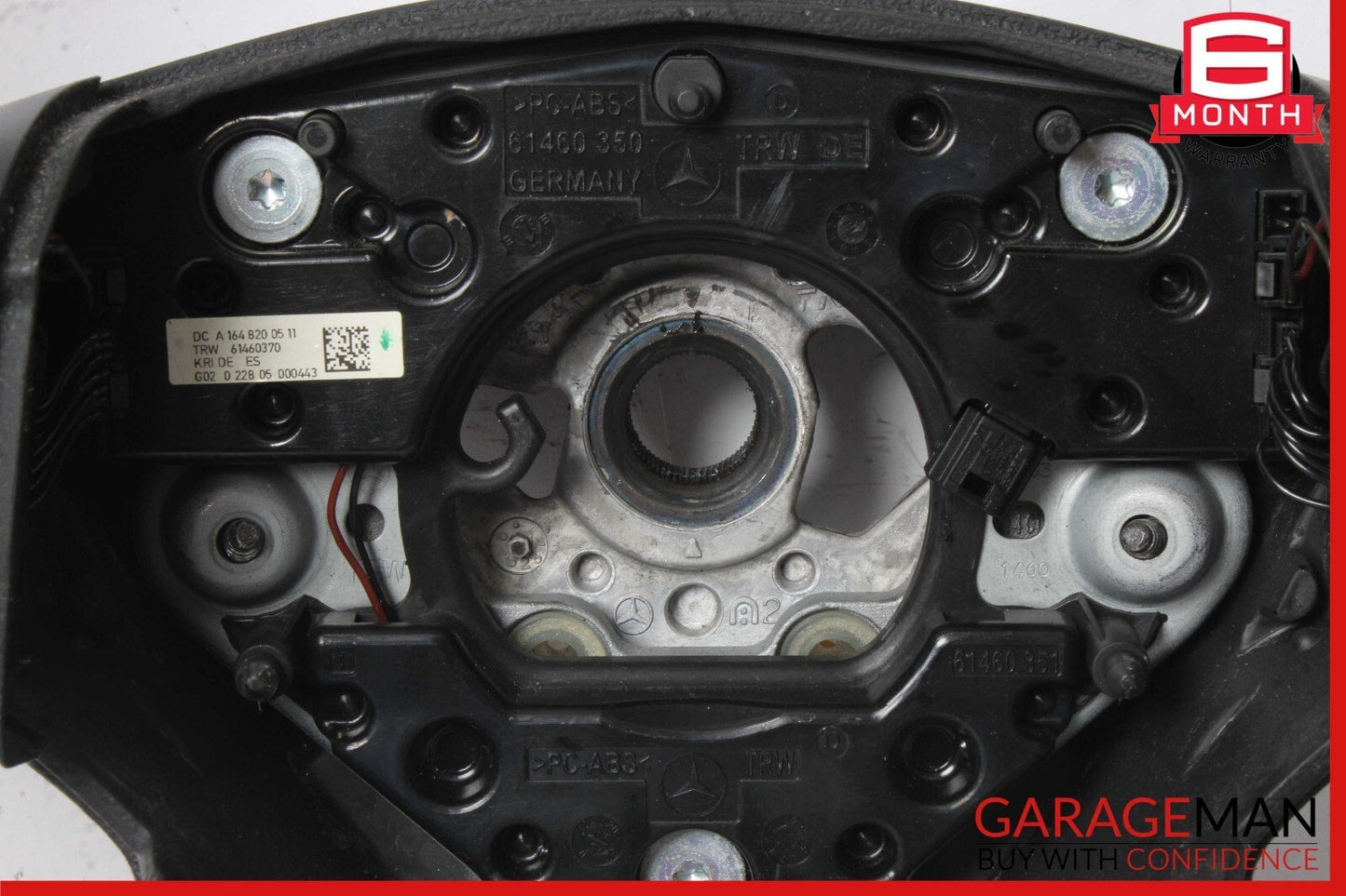 06-08 Mercedes W251 R500 ML350 GL450 Steering Wheel w/ Paddle Shifters Black OEM
