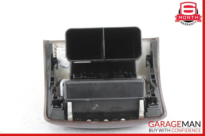 07-13 Mercedes W221 S550 S63 Rear Center Console A/C Air Vent Trim Panel Wood