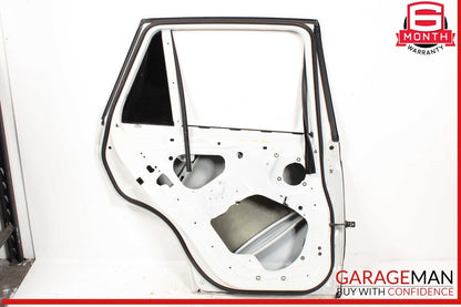 14-18 BMW X5 Rear Left Driver Side Door Shell Panel White OEM