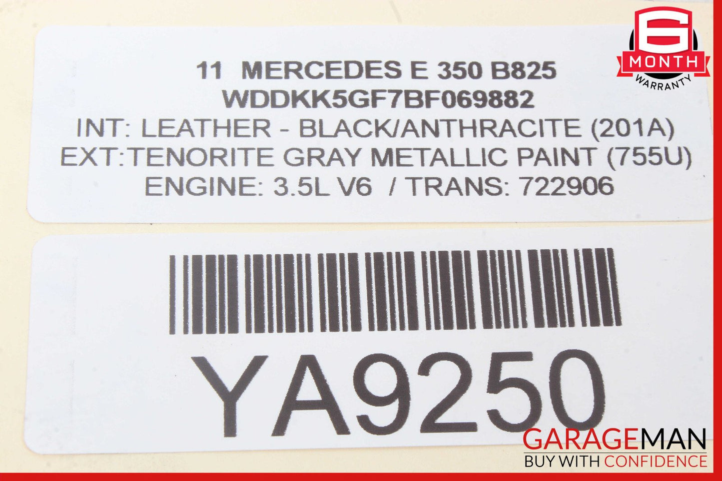 08-18 Mercedes W212 E350 C250 Rear Left / Right Suspension Upper Control Arm OEM