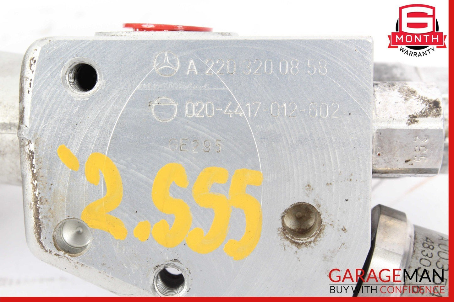 00-08 Mercedes W220 S55 AMG ABC Pressure Relief Valve Hydraulic Suspension OEM