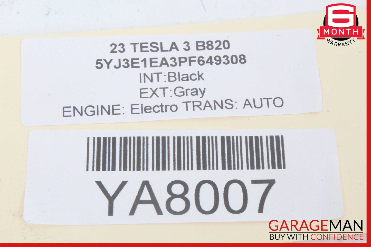 17-23 Tesla Model 3 Front Left Exterior Door Handle OEM