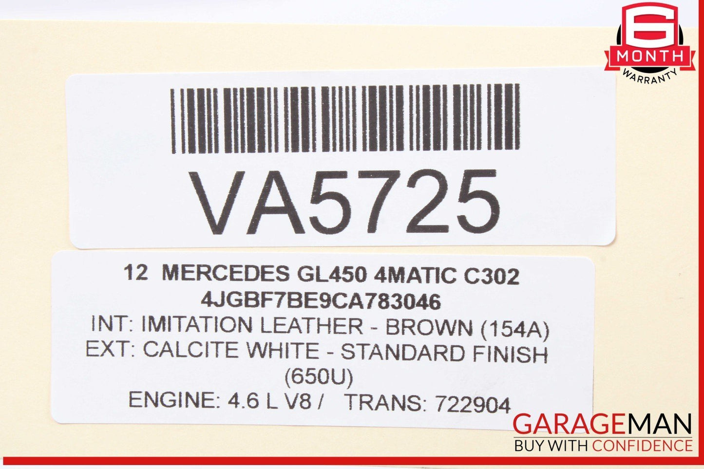05-14 Mercedes X164 GL450 4MATIC Engine PCV Crankcase Vent Valve Oil Separator