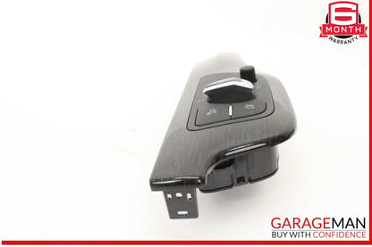 17-19 Audi Q7 Front Dash Trim w/ Head Light Lamp Control Switch 4M1853189R OEM