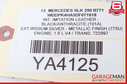 08-17 Mercedes R172 SLK250 E400 Front Left Side Lower Control Arm RWD OEM