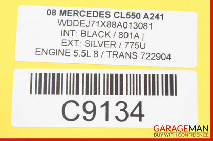 07-09 Mercedes W216 CL550 S550 Rear Trunk Relay Junction Fuse Box 2215403550 OEM