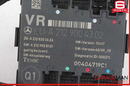 08-18 Mercedes W212 E350 Bluetec Front Right Passenger Side Door Control Module