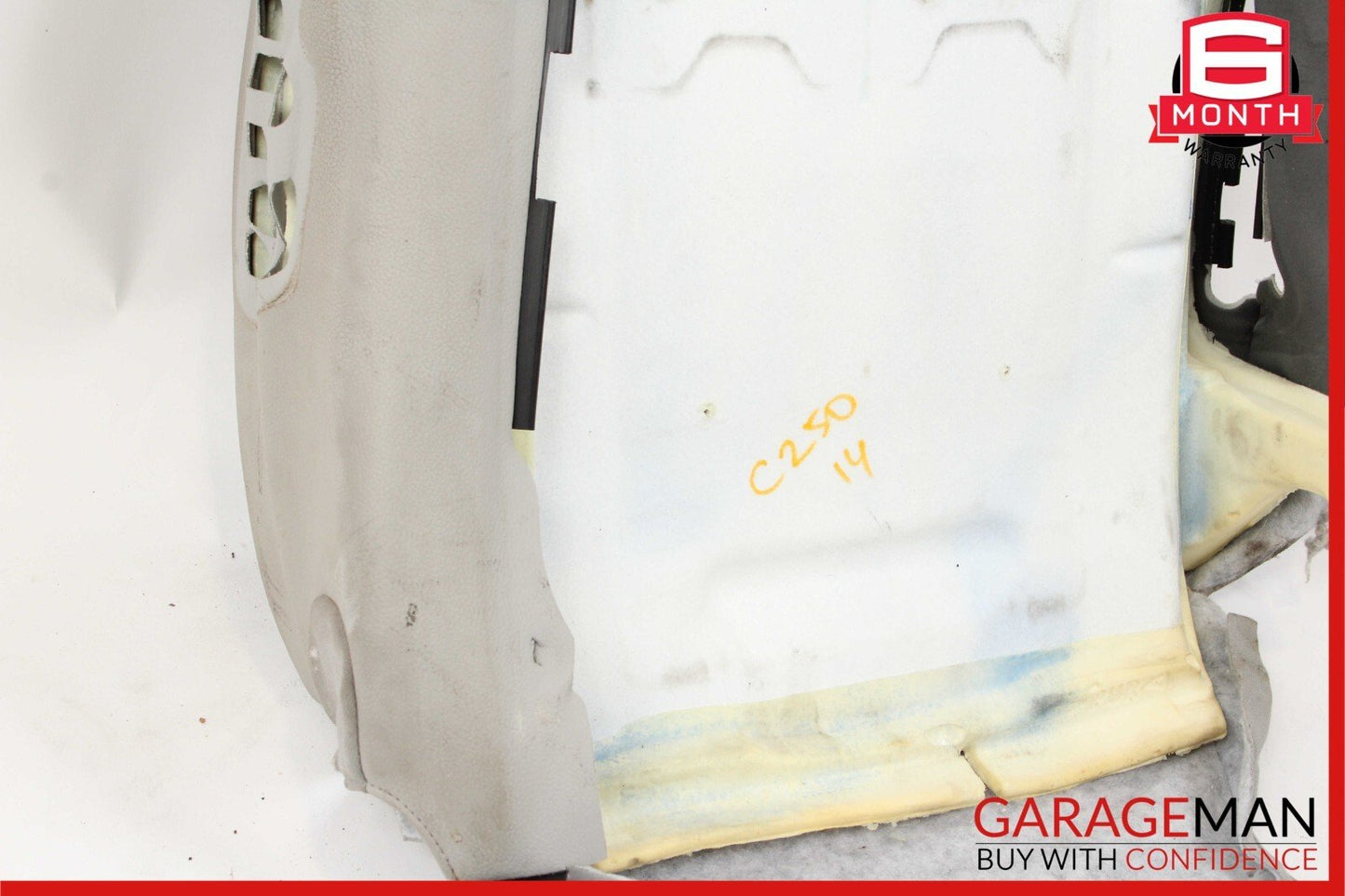 08-14 Mercedes W204 C250 C300 Sedan Front Right Top Upper Seat Cushion Gray OEM